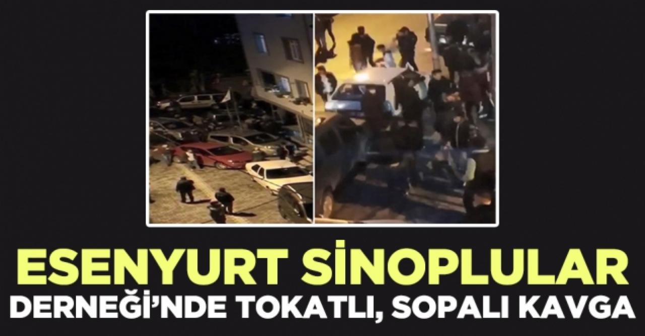 Esenyurt Sinoplular Derneği'nde tokat ve sopalı kavga!