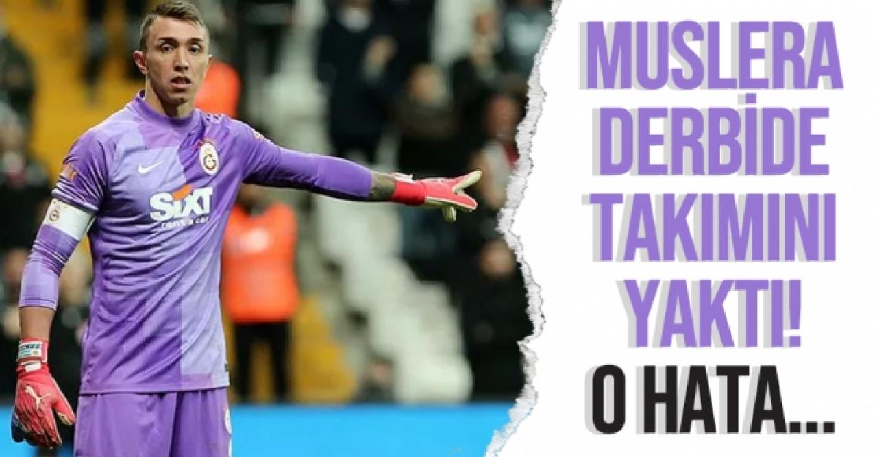 Muslera takımını yaktı! O hata golü getirdi