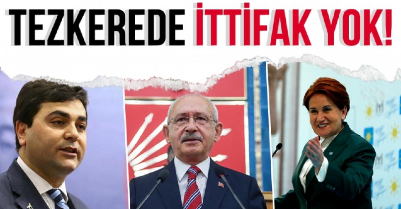 Tezkerede ittifak yok!