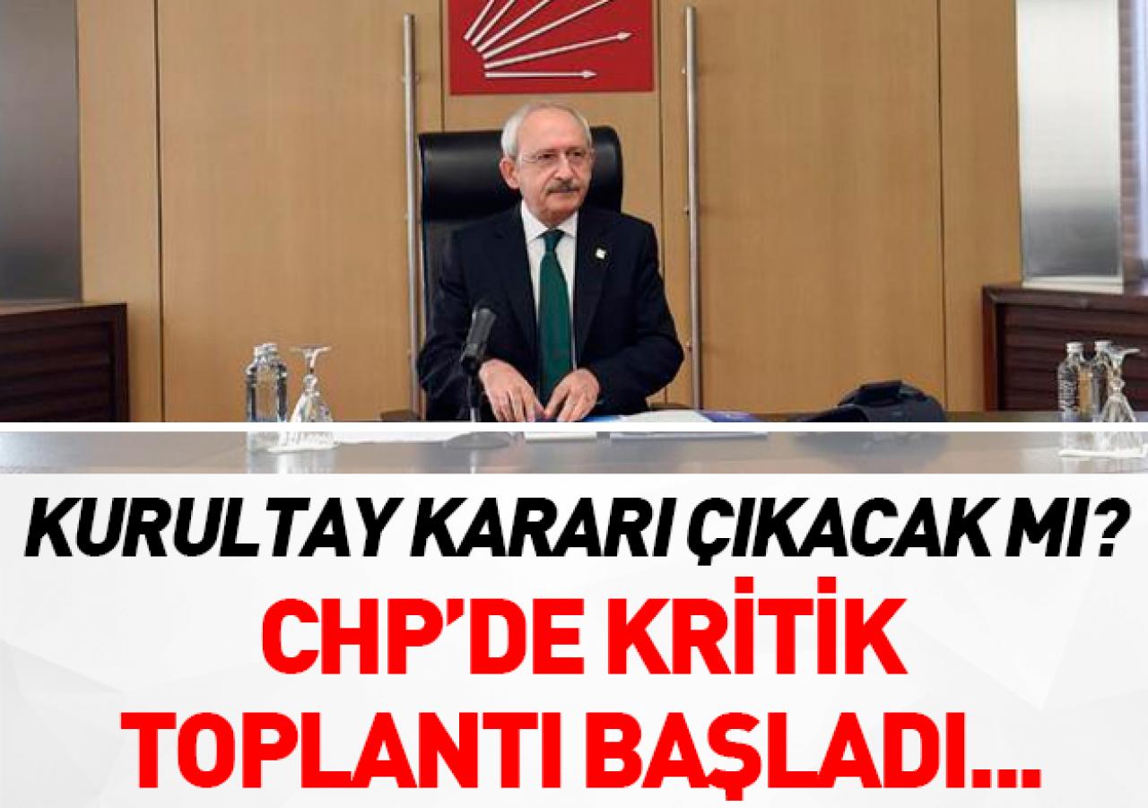 CHP'de MYK toplantısı başladı