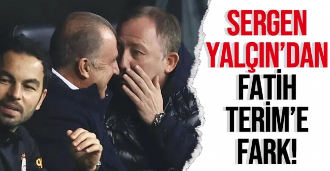 Sergen Yalçın'dan Fatih Terim'e ilginç üstünlük! 65 maçta...