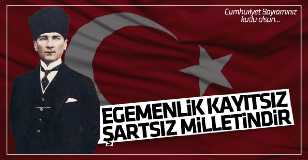 Egemenlik kayıtsız şartsız milletindir!