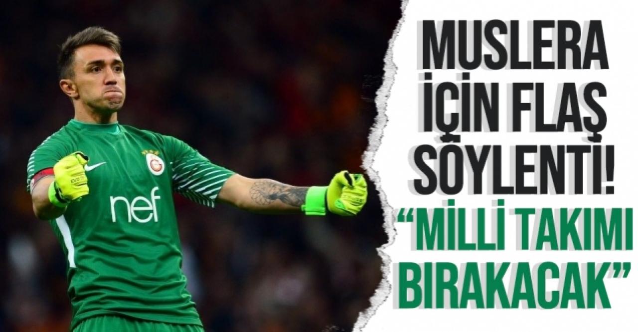 Muslera milli takımı bırakıyor mu? Flaş iddia!