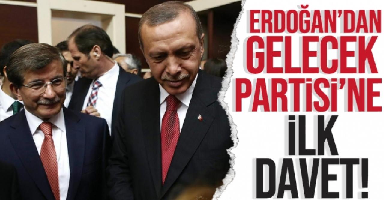 Cumhurbaşkanı Erdoğan'dan Gelecek Partisi'ne sürpriz davet! O açılışa davet etti...