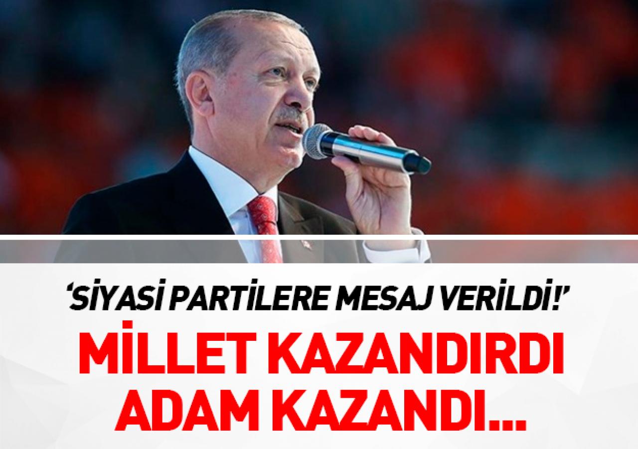 Millet kazandırdı adam kazandı