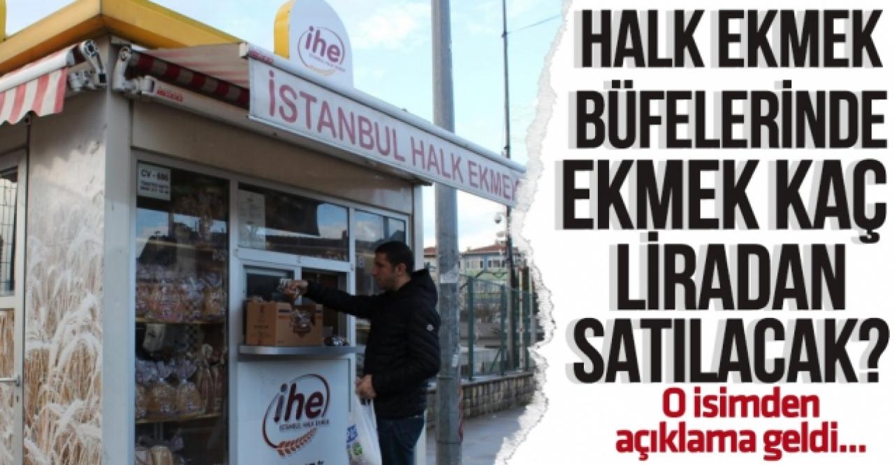 Halk Ekmek büfelerinde ekmeğin satış fiyatı açıklandı