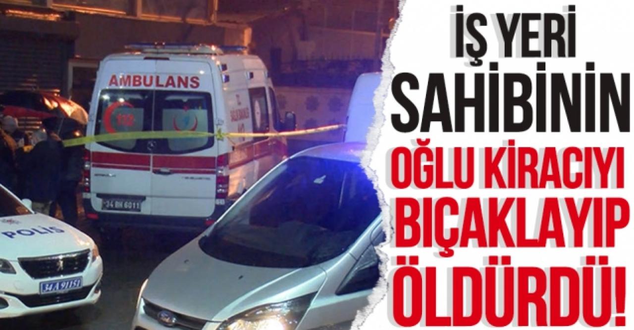 Beykoz'da iş yeri sahibinin oğlu kiracıyı bıçaklayarak öldürdü