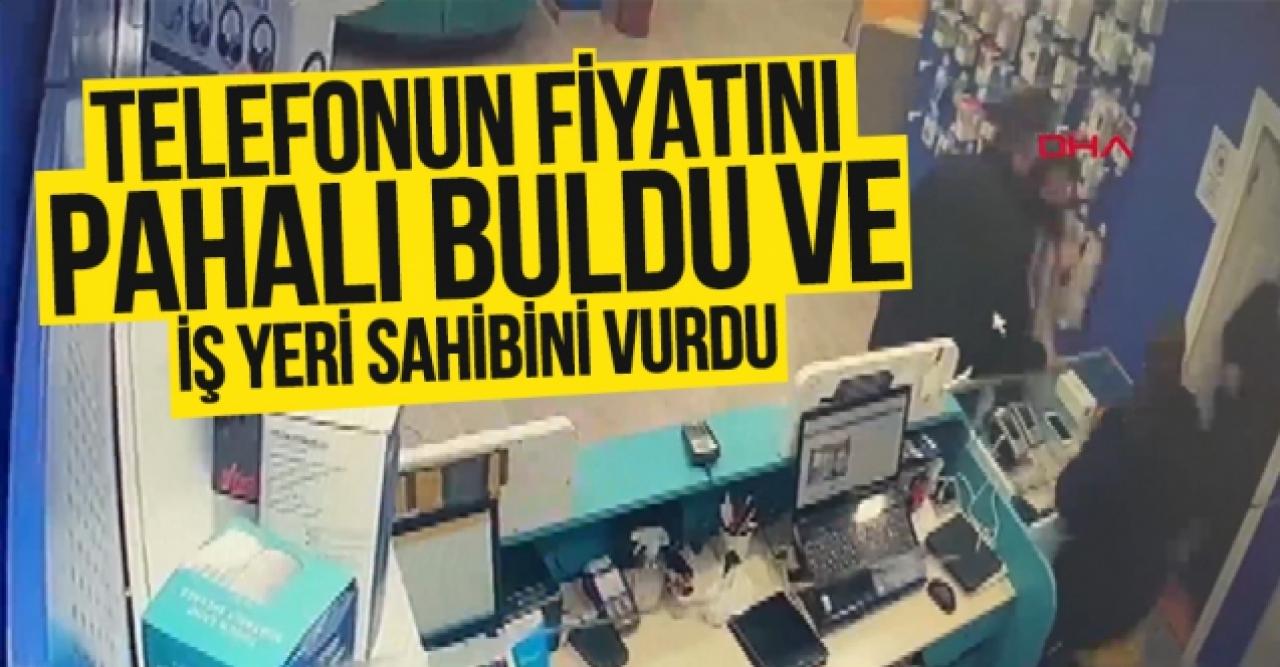 Esenyurt’ta telefonun fiyatını pahalı bulunca iş yeri sahibini vurdu