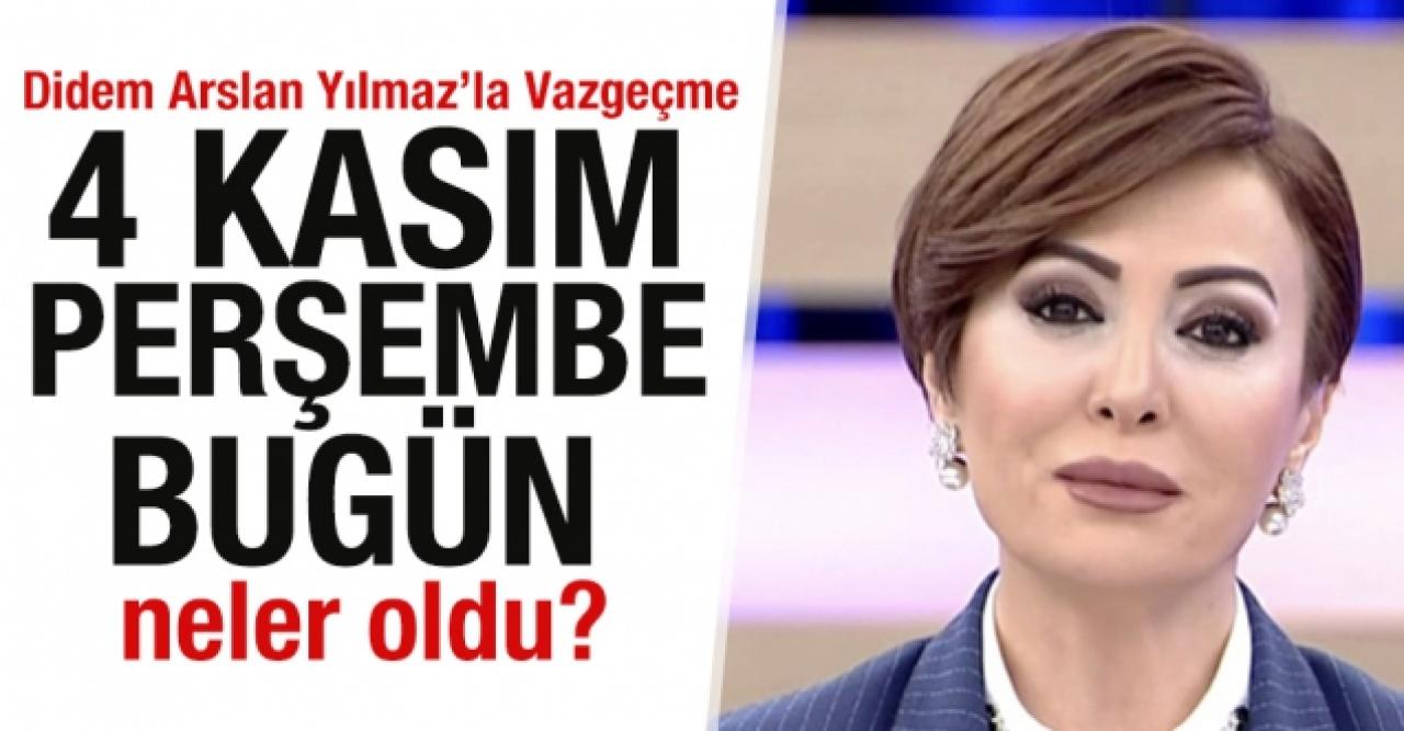 Didem Arslan Yılmaz'la Vazgeçme 4 Kasım Perşembe 292. bölüm SHOW TV Youtube Canlı İzle