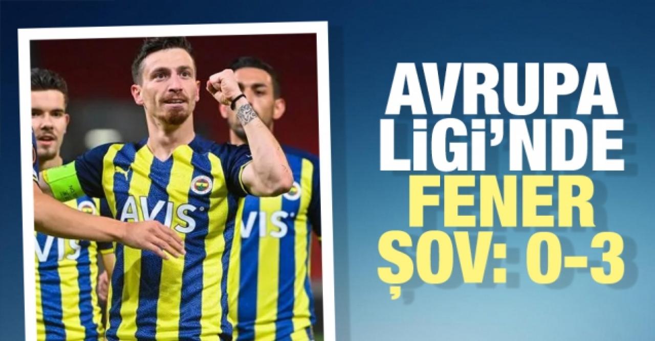 Avrupa Ligi'nde Fenerbahçe şov: 0-3