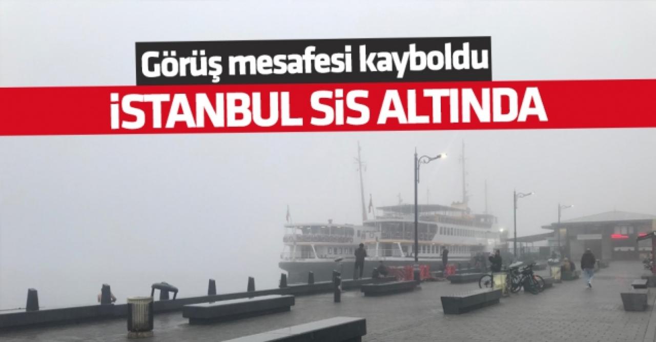 İstanbul sis altında