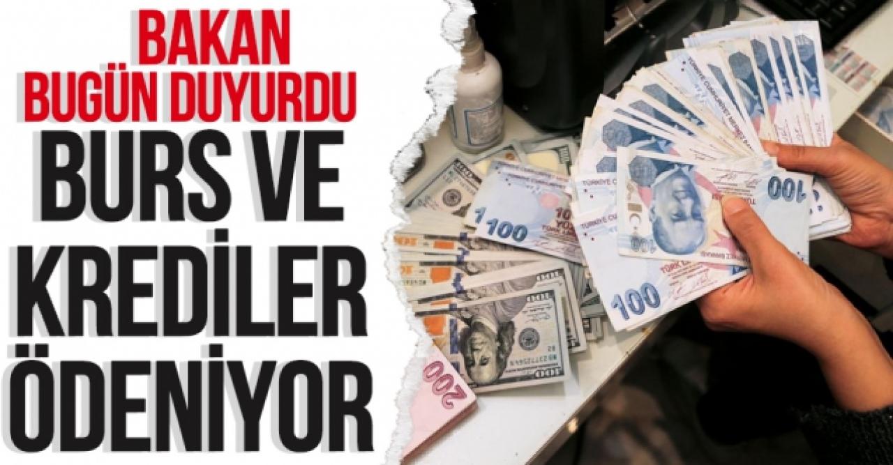 Kasım ayı burs ve kredi ödemeleri başladı