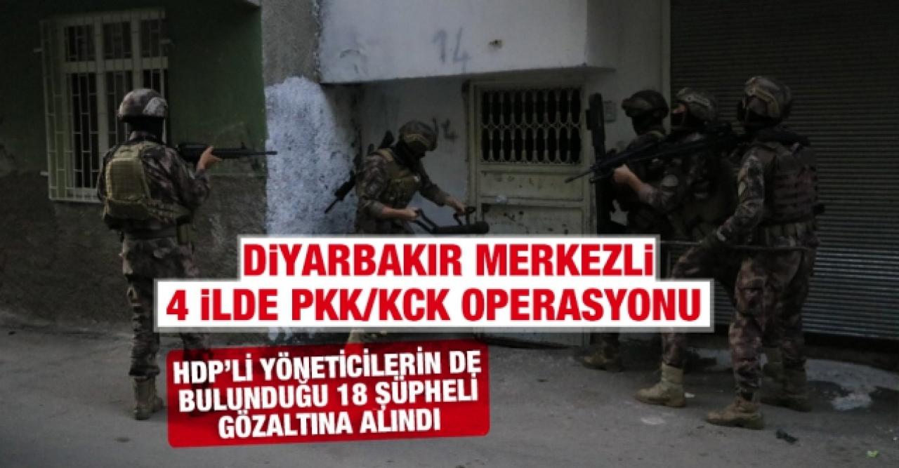 PKK/KCK'nın şehir yapılanmasına operasyon: 18 gözaltı