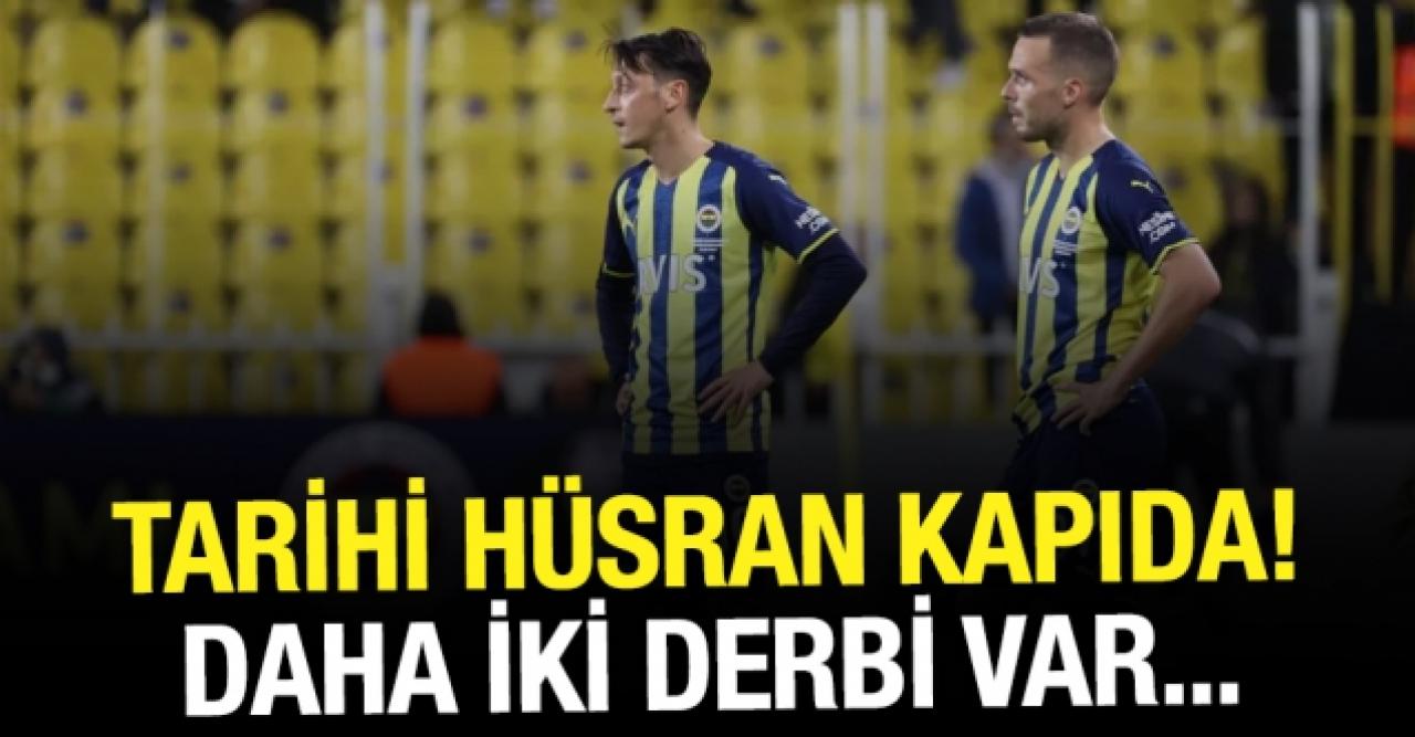 Fenerbahçe'de tarihi hüsran kapıda! İki derbiye çıkmadan...