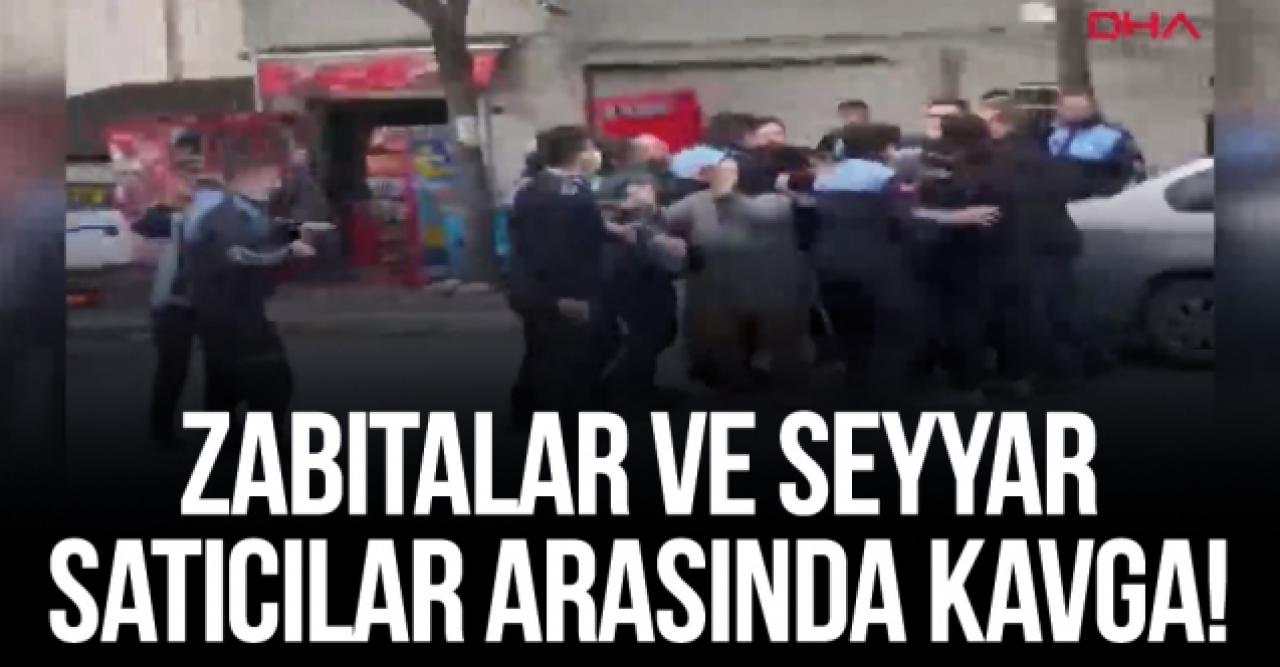 Esenyurt'ta zabıta ve seyyar satıcılar arasında kavga