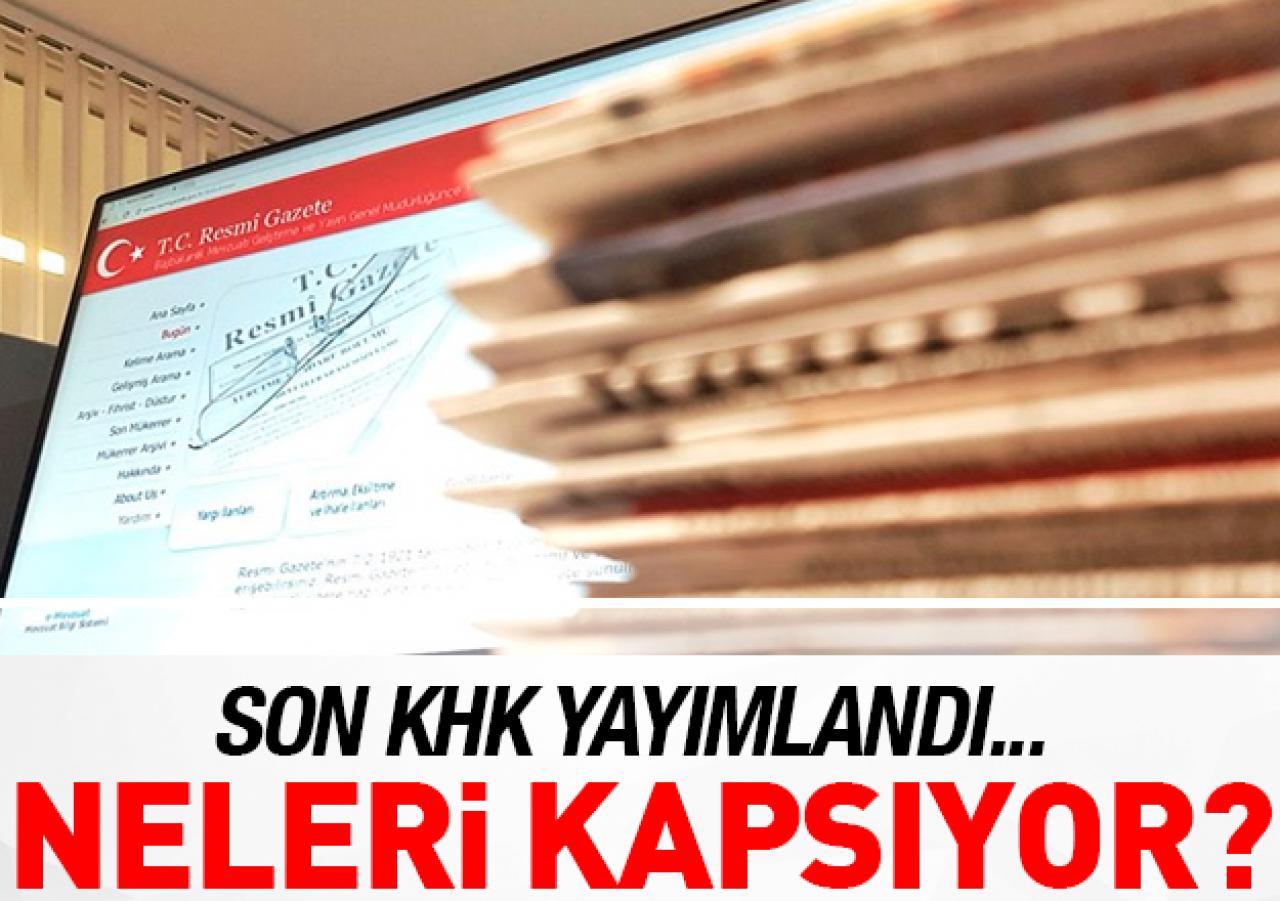 Son KHK ile ihraç var mı? İhraç listesi