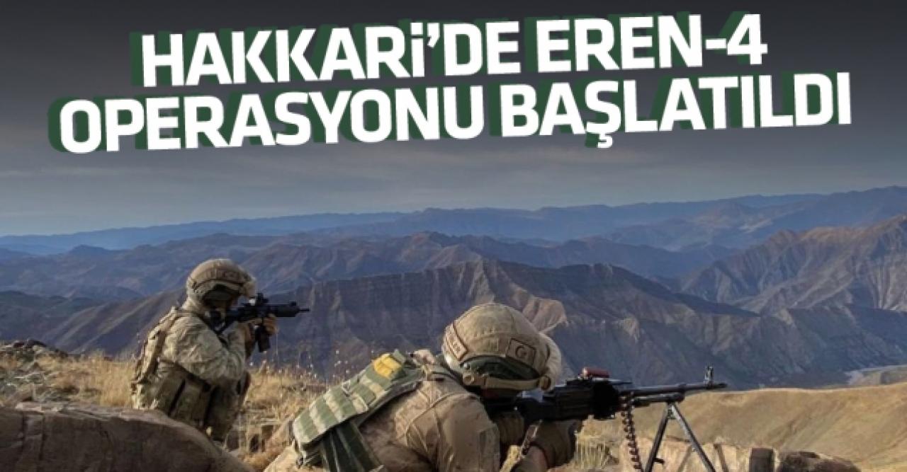 Hakkari'de 'Eren Kış-4 Operasyonu' başlatıldı