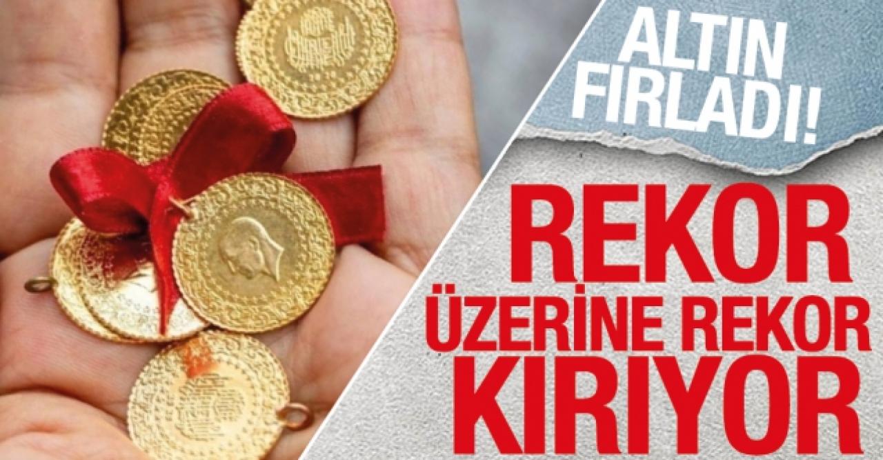 Altın da rekor üzerine rekor kırıyor! Çeyrek altın 1000 lira...