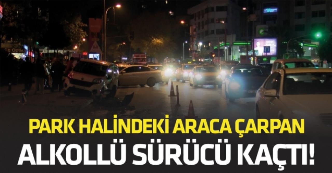 Yine Bağdat Caddesi! Alkollü sürücü park halindeki araca çarpıp kaçtı