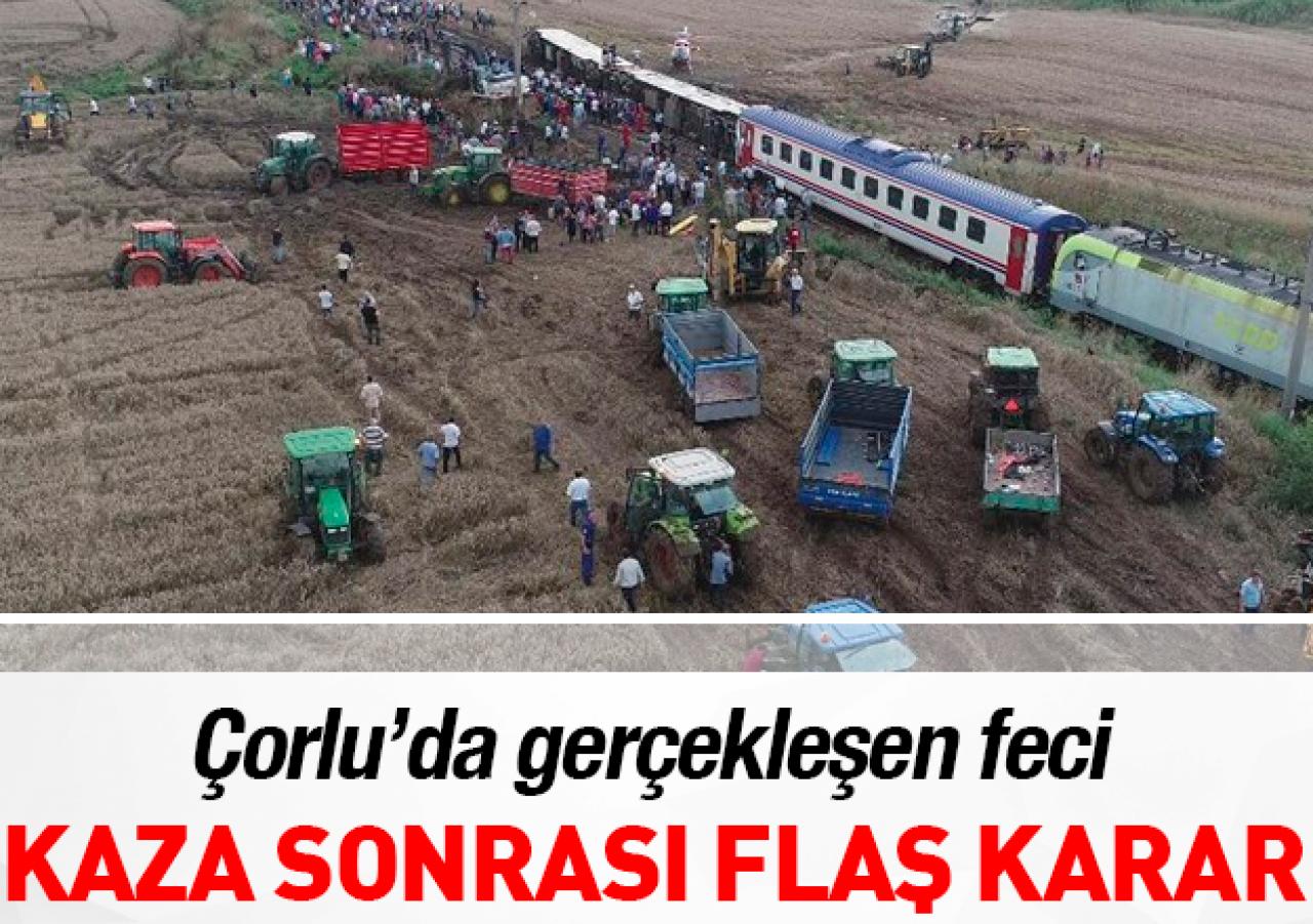 Tren kazasında flaş karar! Soruşturma başladı...