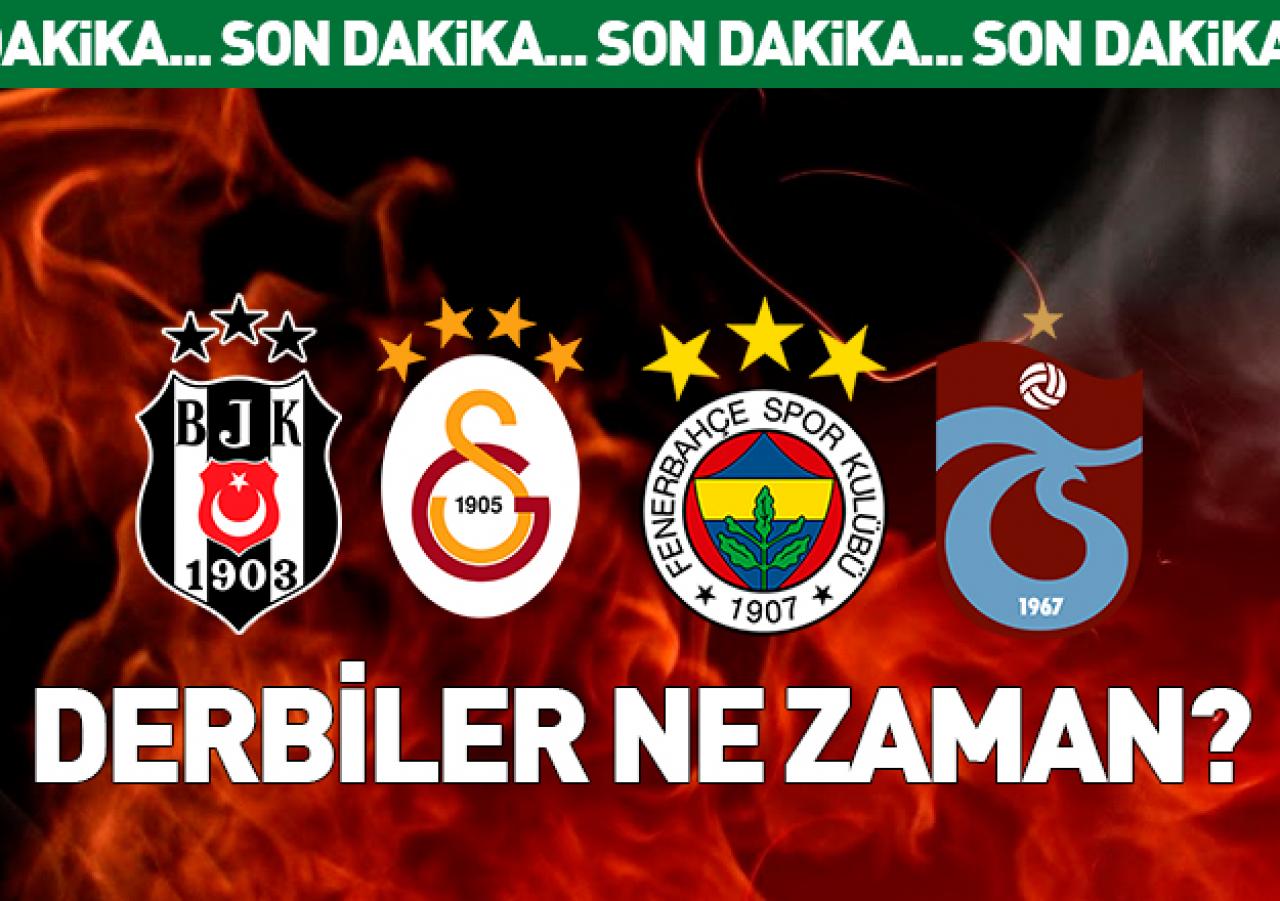 2018-2019 sezonu derbiler ne zaman oynanacak? Fenerbahçe - Galatasaray derbisi kaçıncı haftada