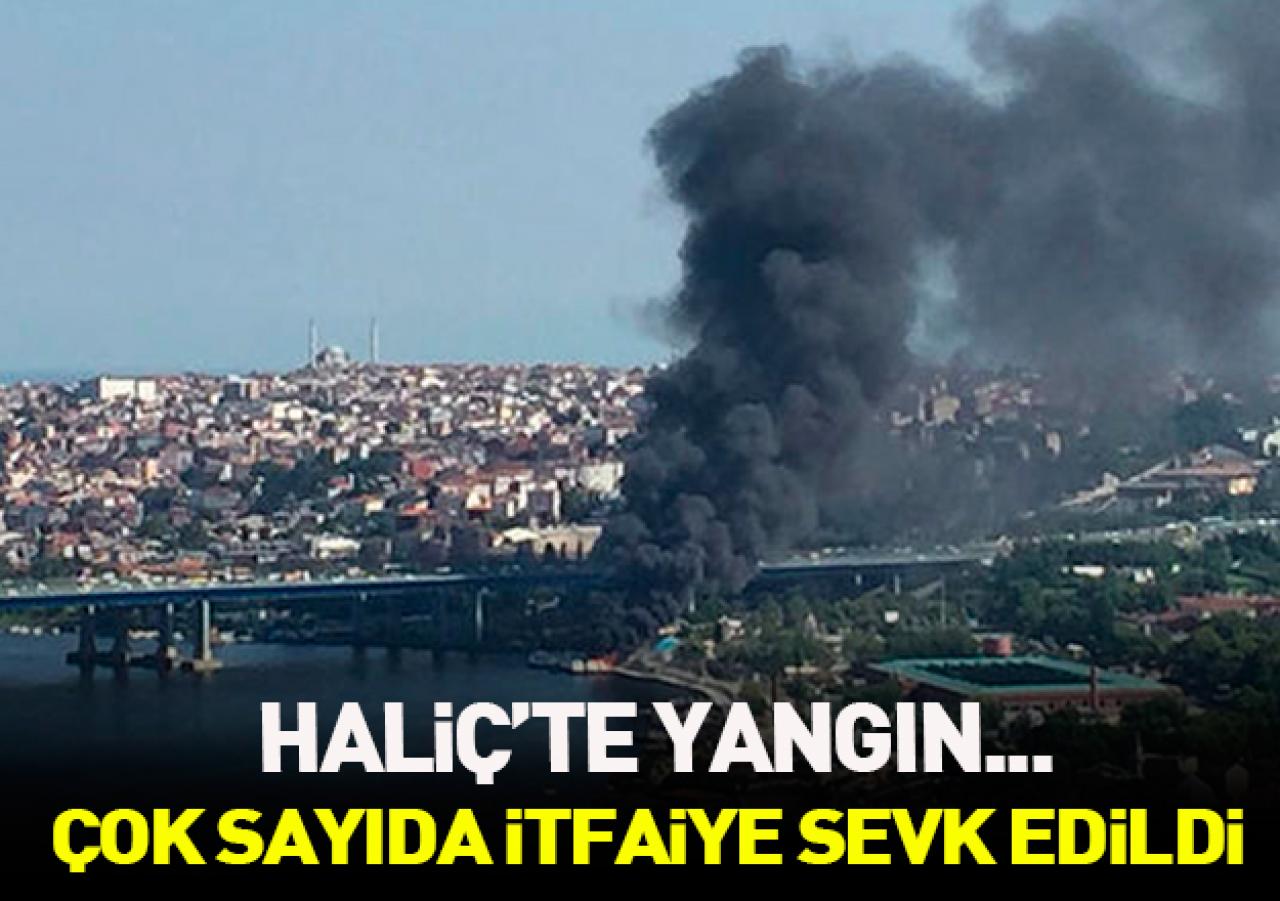 Haliç'te yangın!