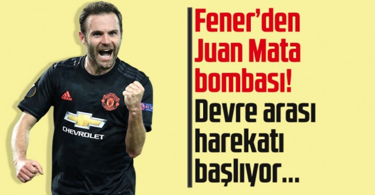 Fenerbahçe'den Juan Mata atağı!