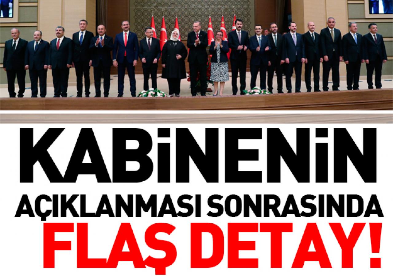 Kabine sonrasında flaş Başbakanlık detayı