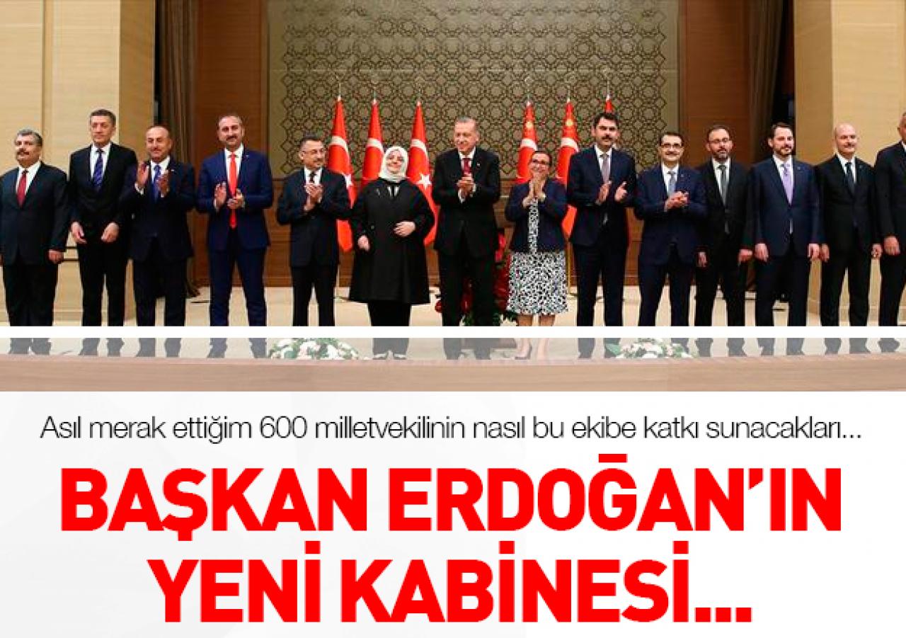 Başkanın yeni kabinesi