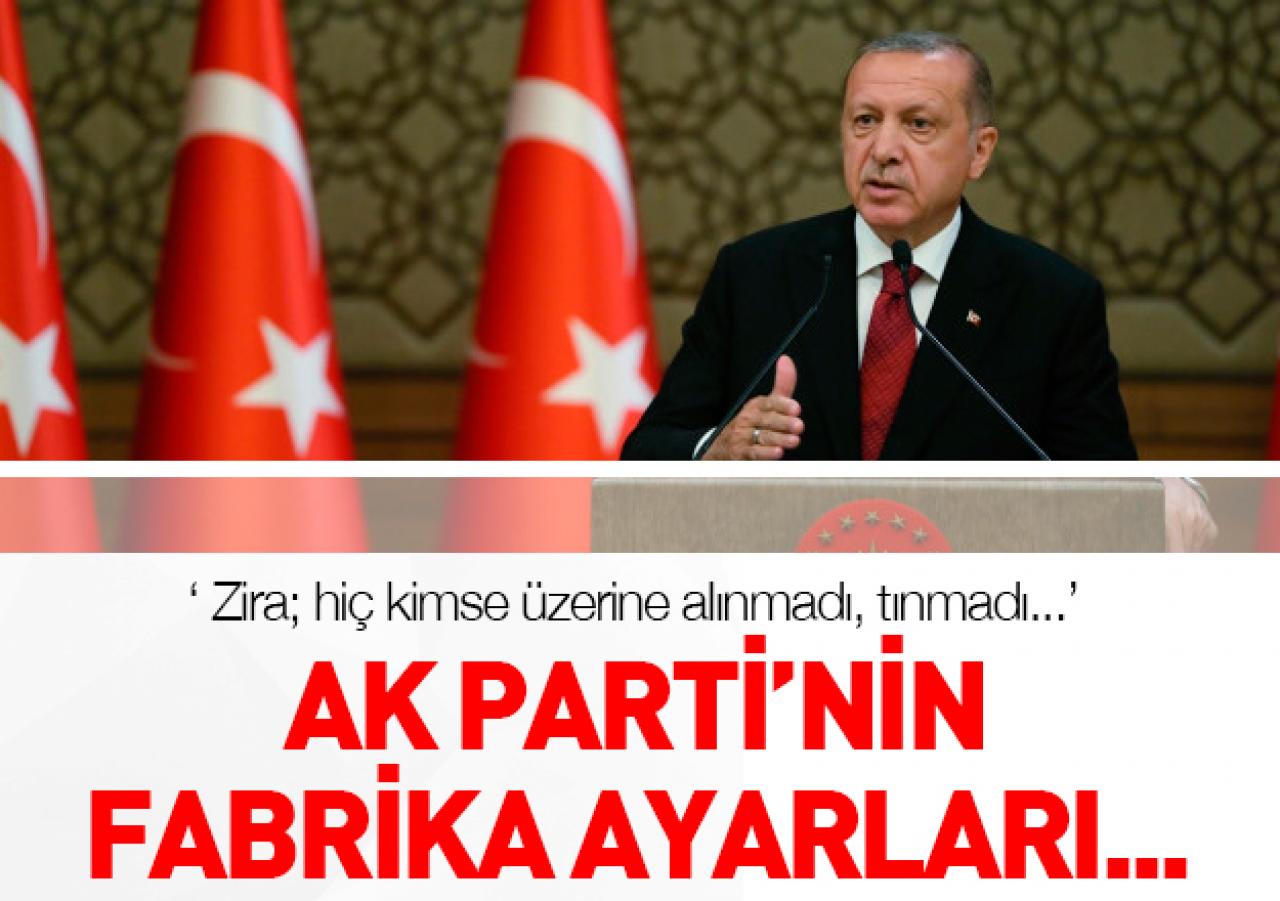 AK Parti’de fabrika ayarları