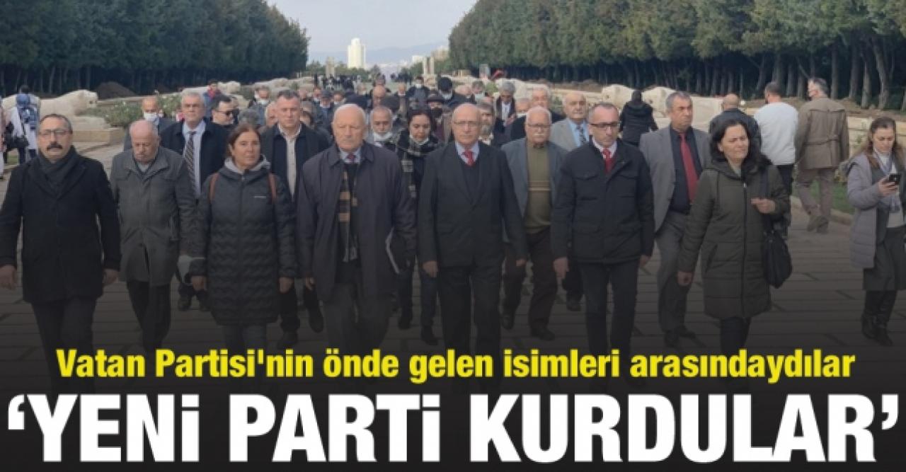 Vatan Partisi'nin önde gelen isimleri Sosyalist Cumhuriyet Partisi'ni kurdu!