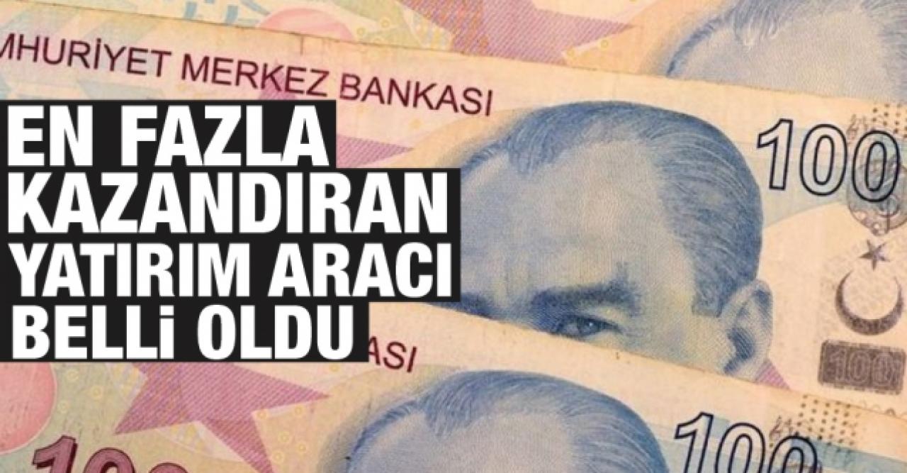 En çok kazandıran yatırım aracı külçe altın oldu