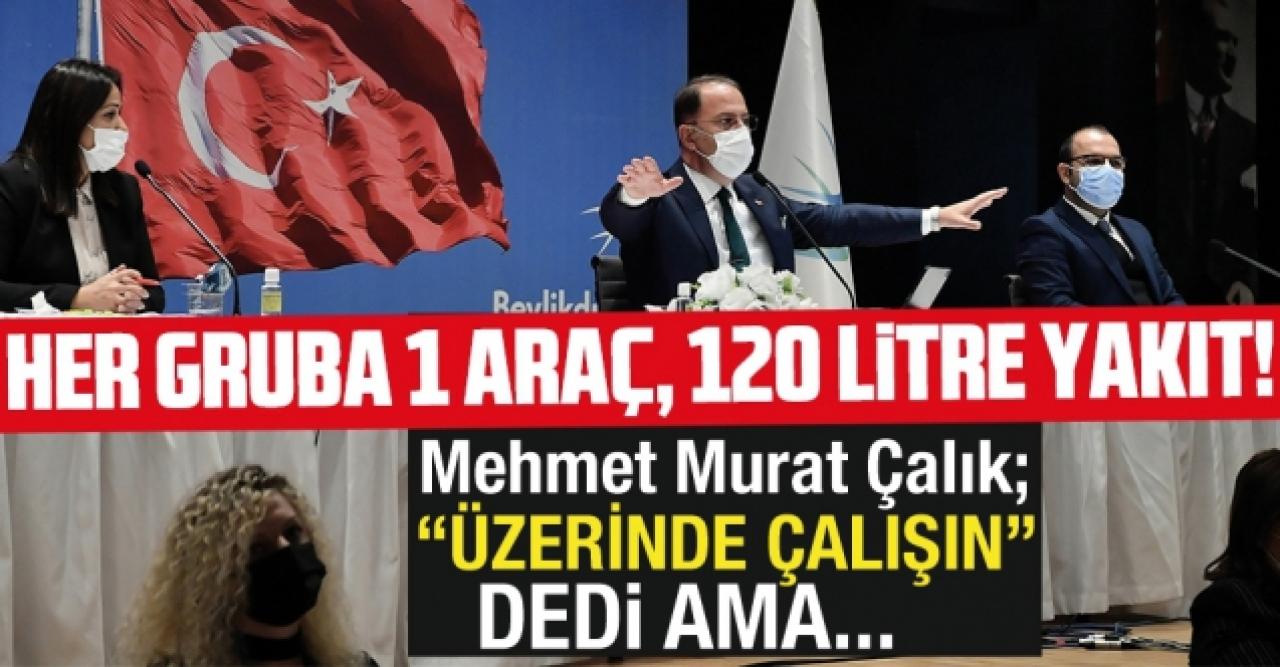 Beylikdüzü'nde her gruba 1 araç, 120 litre yakıt