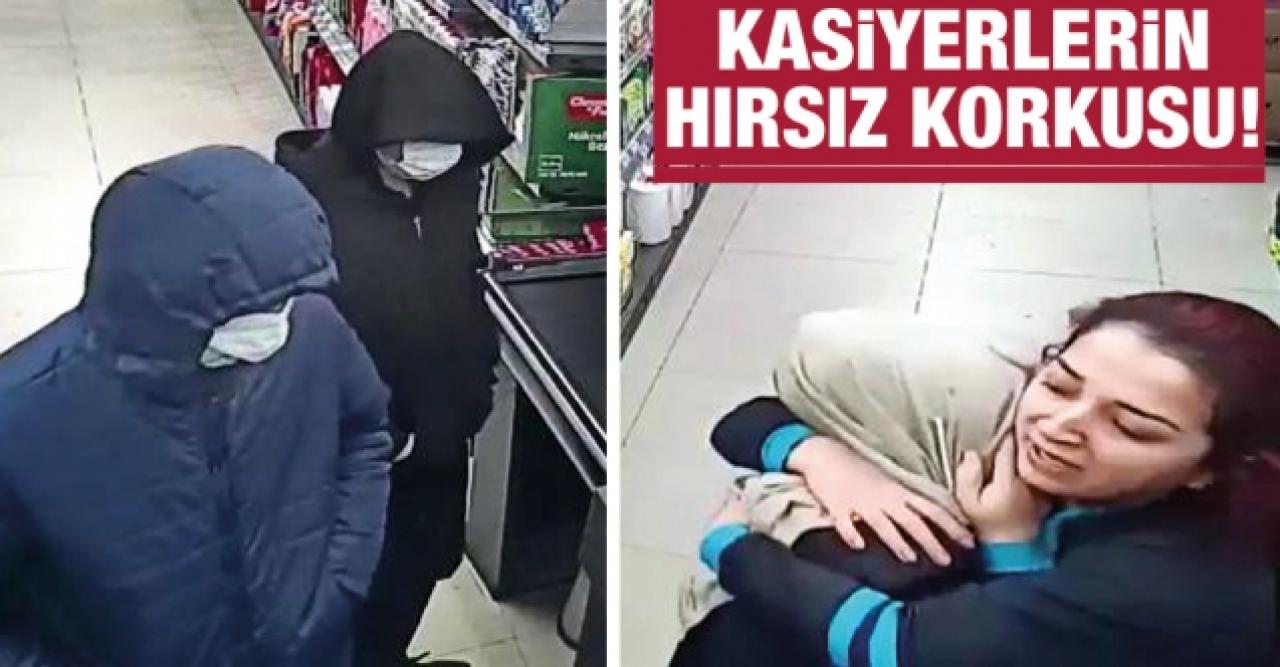 Avcılar'da market soygunu girişimi kasiyerleri korkuttu