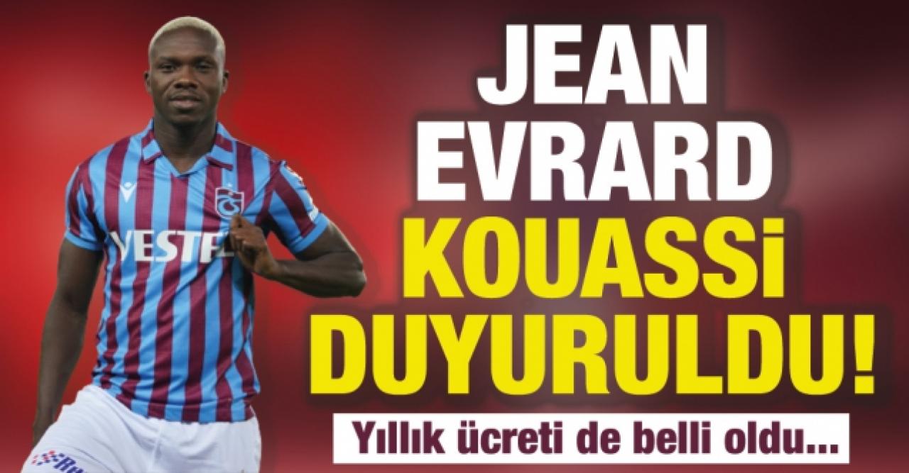 Jean Evrard Kouassi resmen Trabzonspor'da! KAP'a bildirildi ve maaşı belli oldu