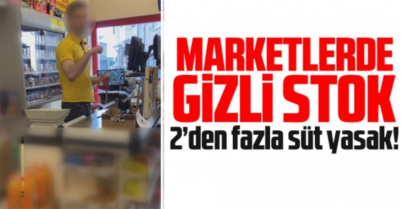 Marketlerde gizli stok