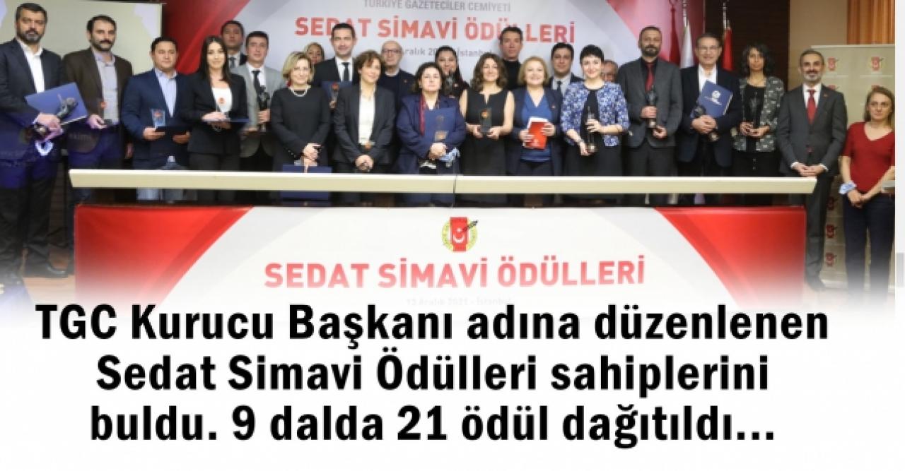 TGC 45.Sedat Simavi Ödülleri sahiplerini buldu