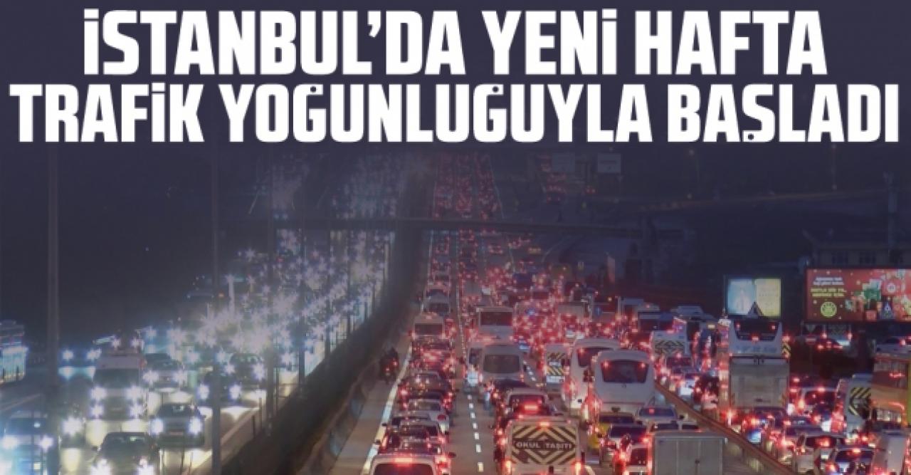 Trafikte hafta yoğun başladı