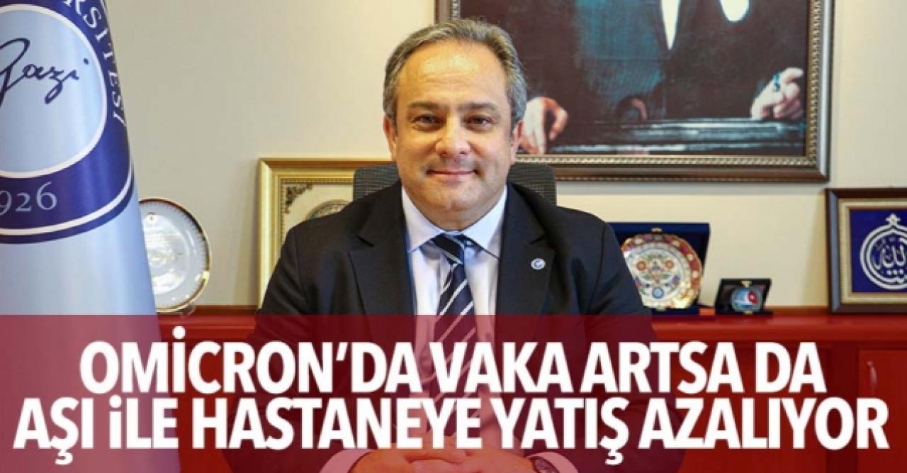 Bilim Kurulu üyesi İlhan: 'Omicron'da vaka artsa da aşı ile hastaneye yatış azalıyor