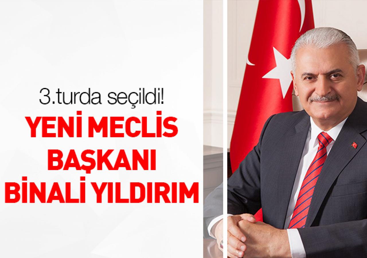 TBMM Başkanı Binalı Yıldırım oldu!