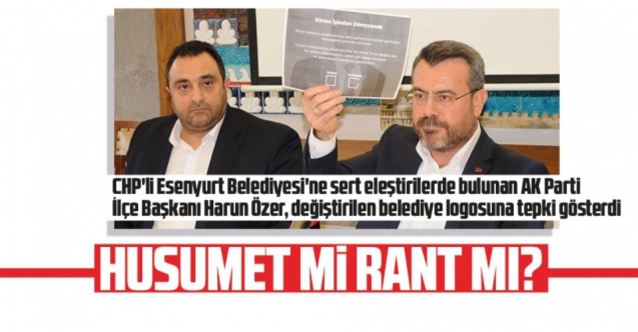 AK Parti İlçe Başkanı Harun Özer: Logoyu neden değiştirdiniz?