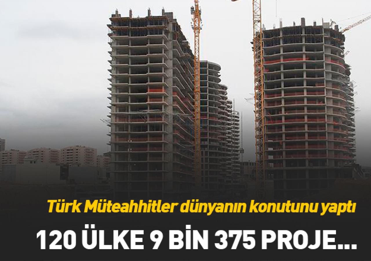 Müteahhitler dünyanın  konutunu yaptı