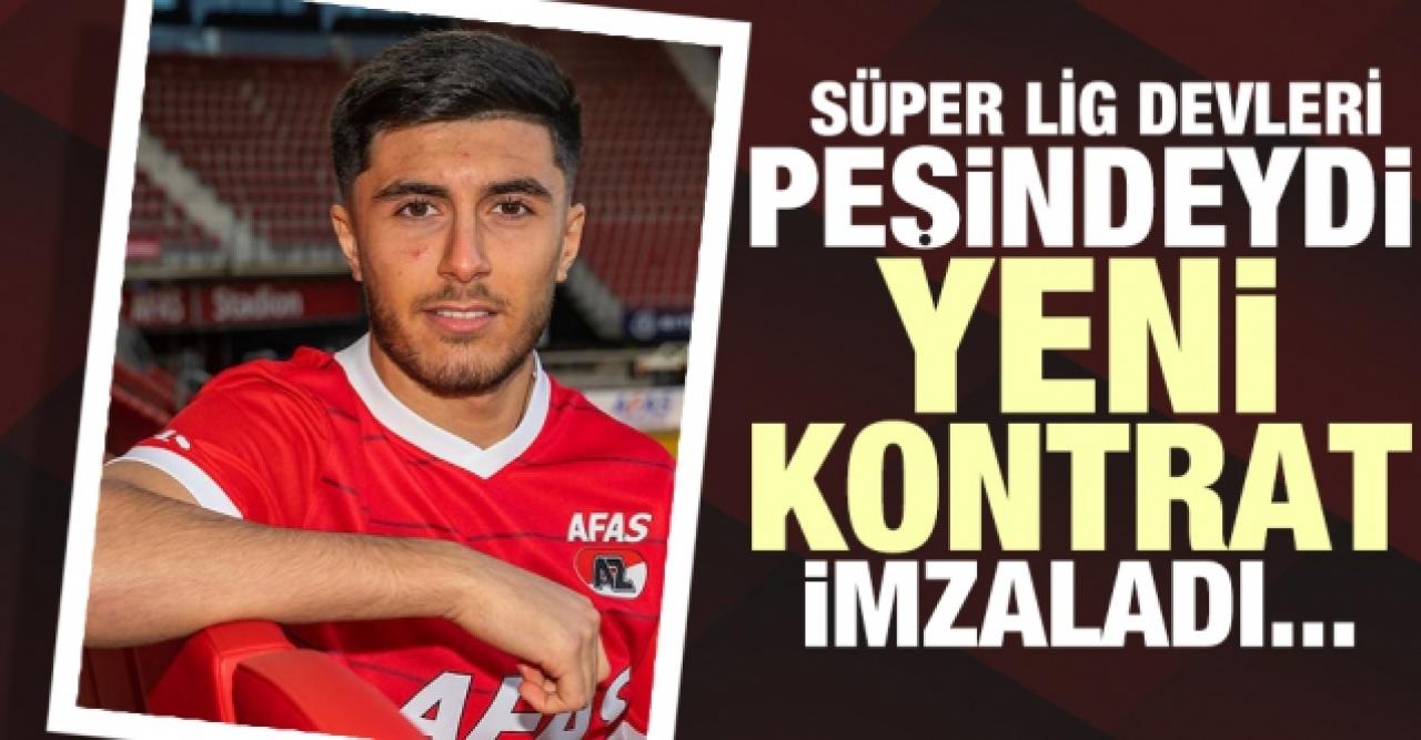 Yusuf Barası AZ Alkmaar ile sözleşme yeniledi