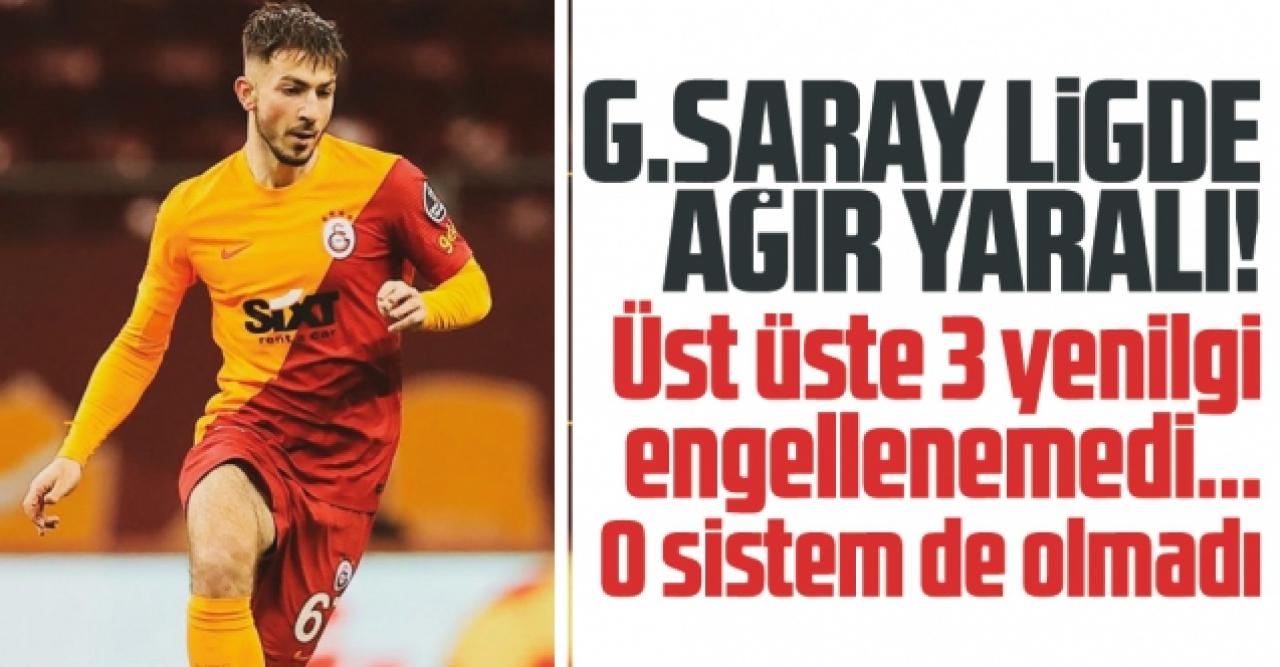 Galatasaray'da üst üste 3 yenilgi... O sistem de çare olmadı