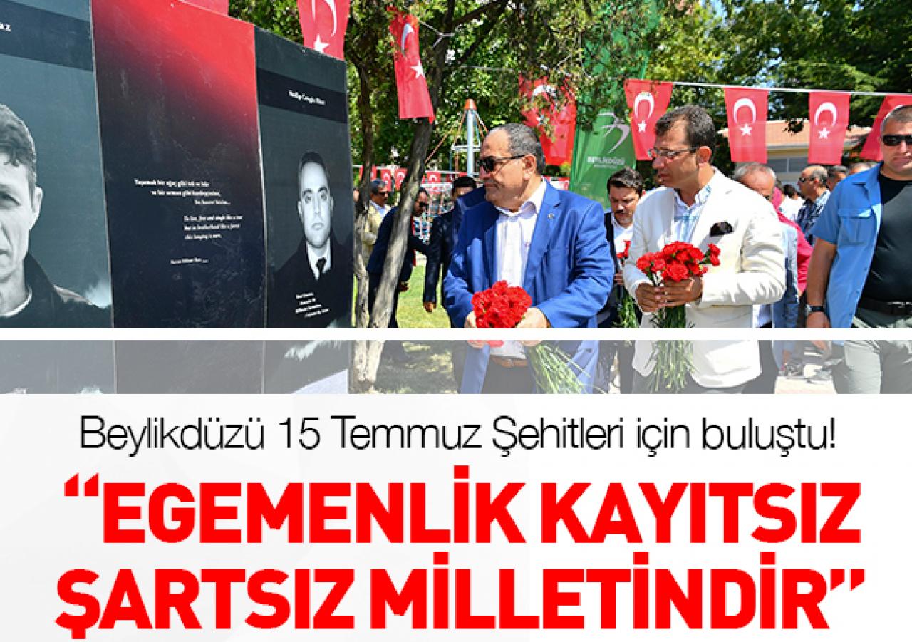 Egemenlik kayıtsız şartsız milletindir