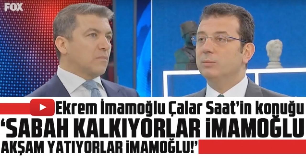 Ekrem İmamoğlu: Sabah kalkıyorlar İmamoğlu, akşam yatıyorlar İmamoğlu