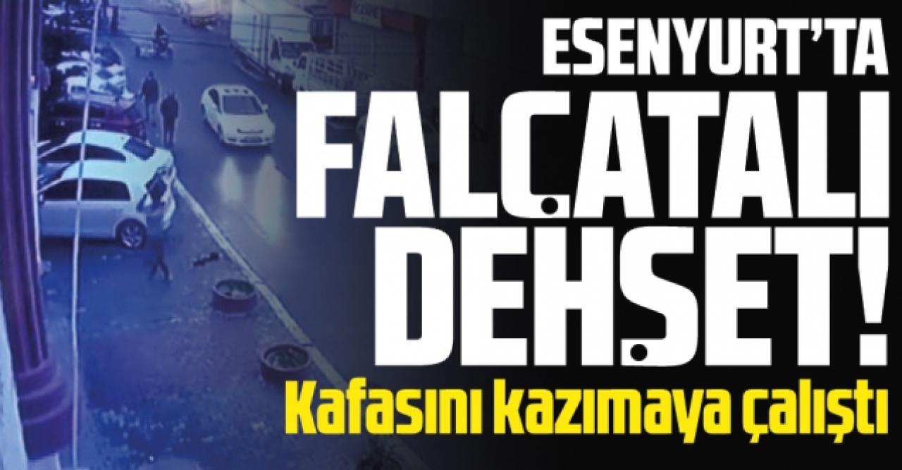 Esenyurt'ta falçatalı dehşet; Kafasını kesmeye çalıştılar