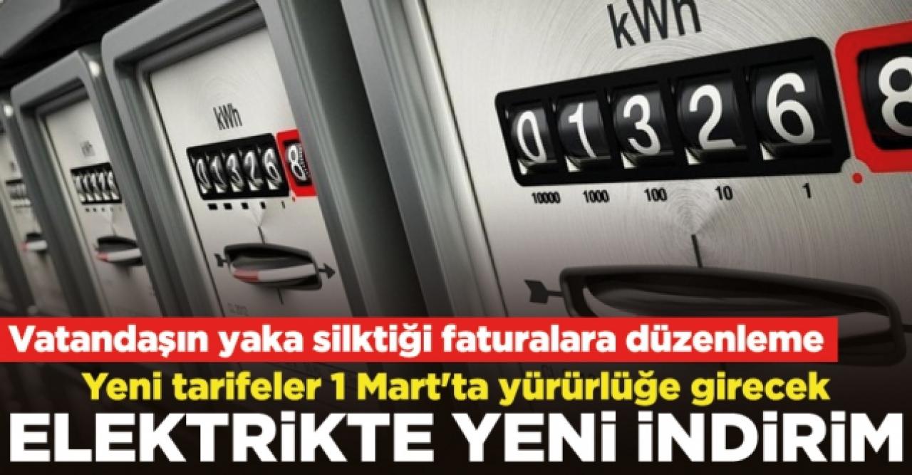 Elektrik faturalarında yeni düzenleme! İndirim de geliyor...