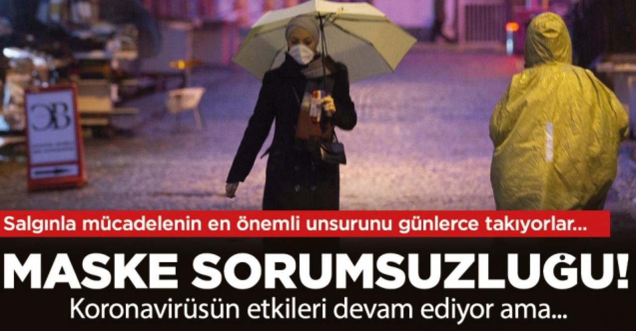 Maske sorumsuzluğu! Günlerce aynısını takanlar var