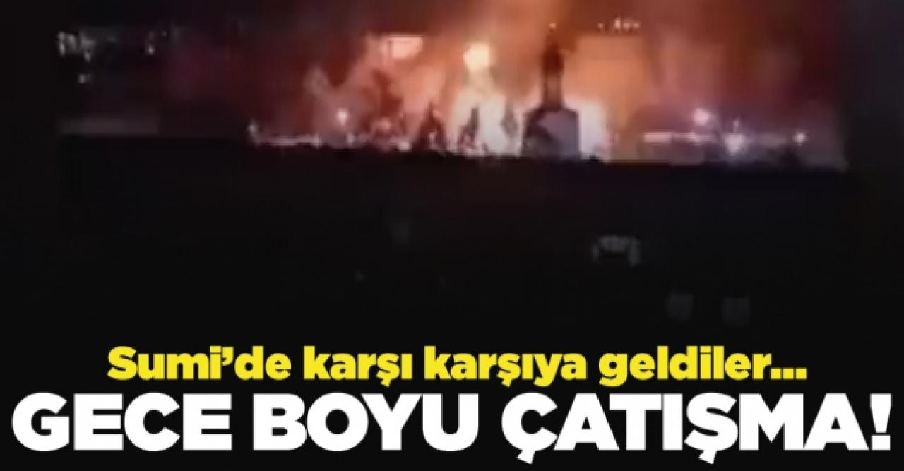 Sumi'de gece boyu çatışma